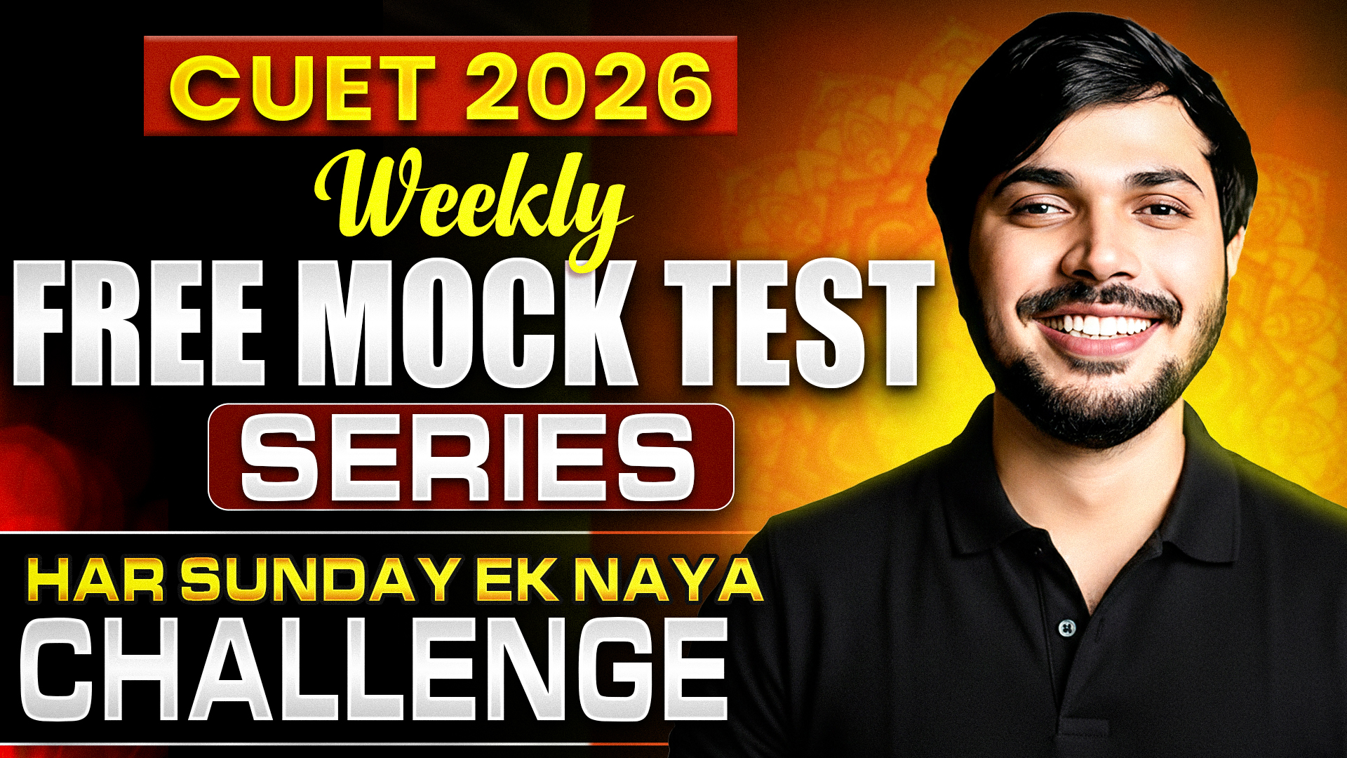 CUET 2026 Weekly Free Mock Test Series – Har Sunday, Ek Naya Challenge!