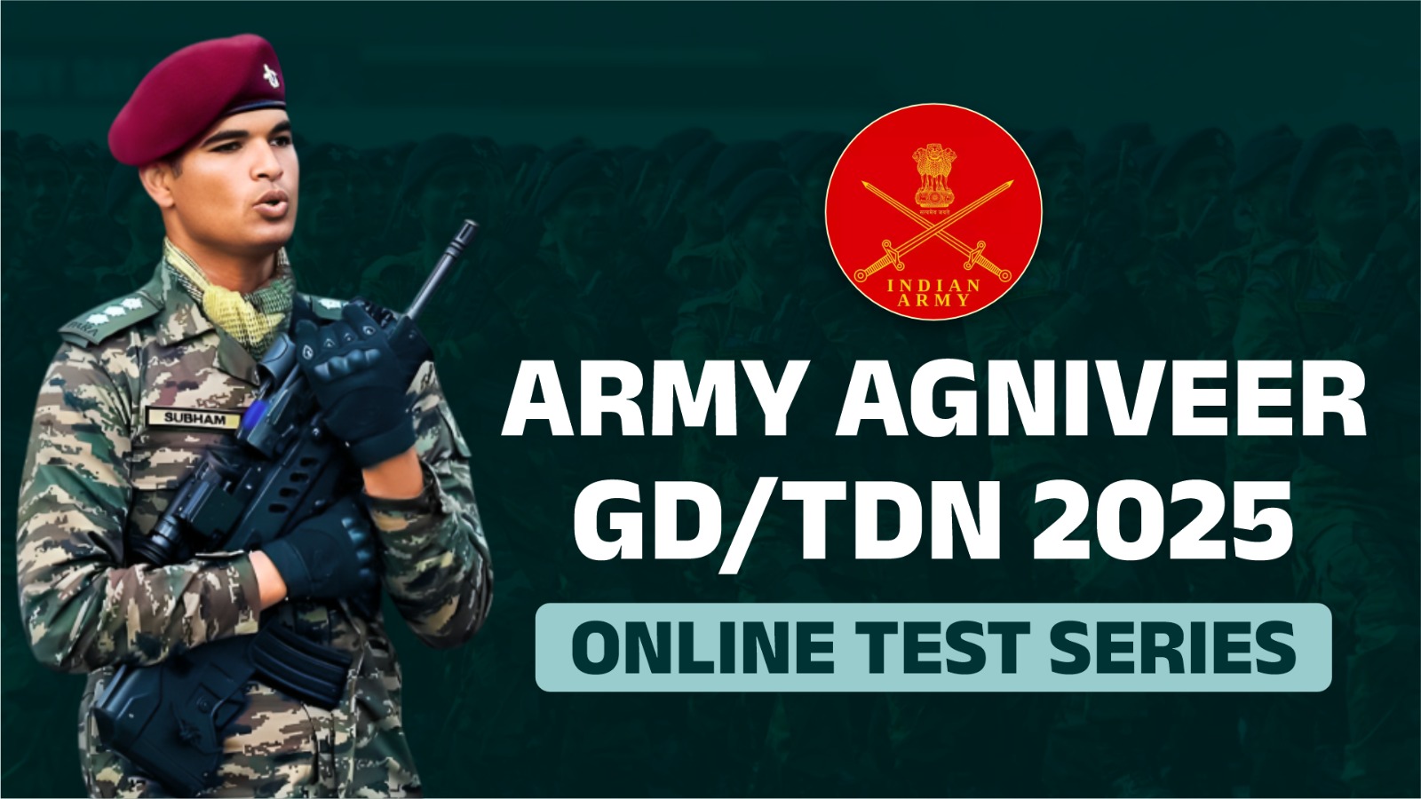 Army Agniveer GD/TDN Test Series 2025