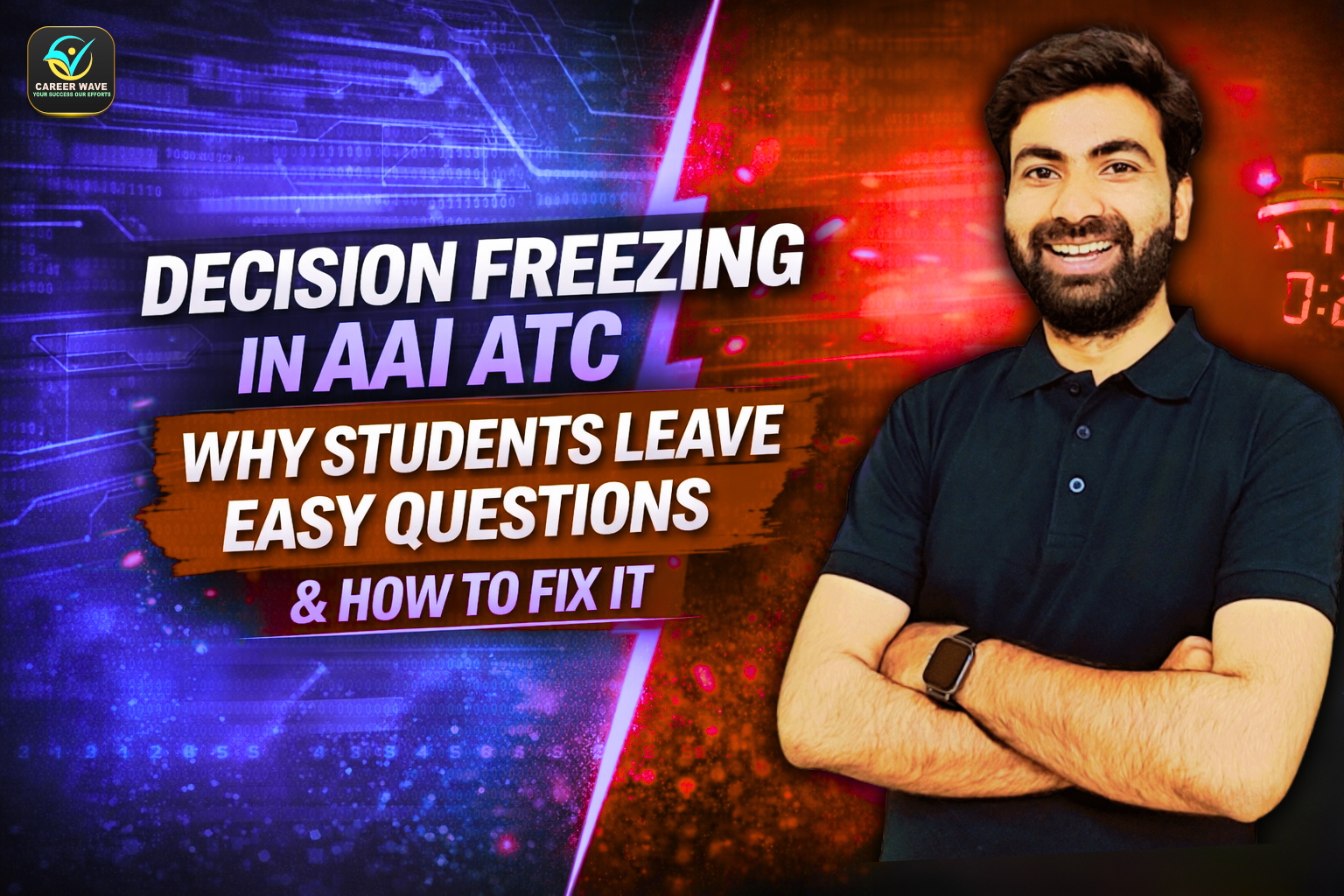 Decision Freezing in AAI ATC: Why Students Leave Easy Questions & How to Fix It