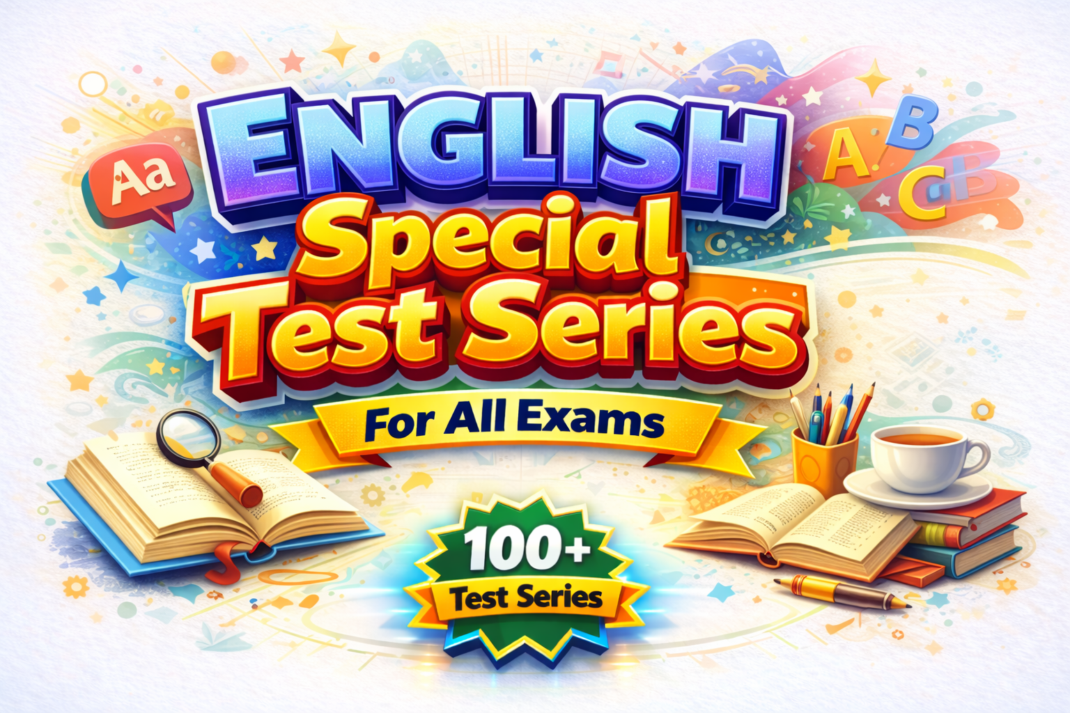 English Ultimate Test Series (PYQs + Expected Questions)
