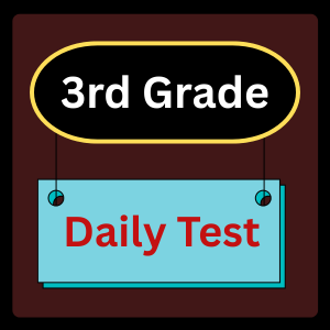 3rd Grade Daily Test