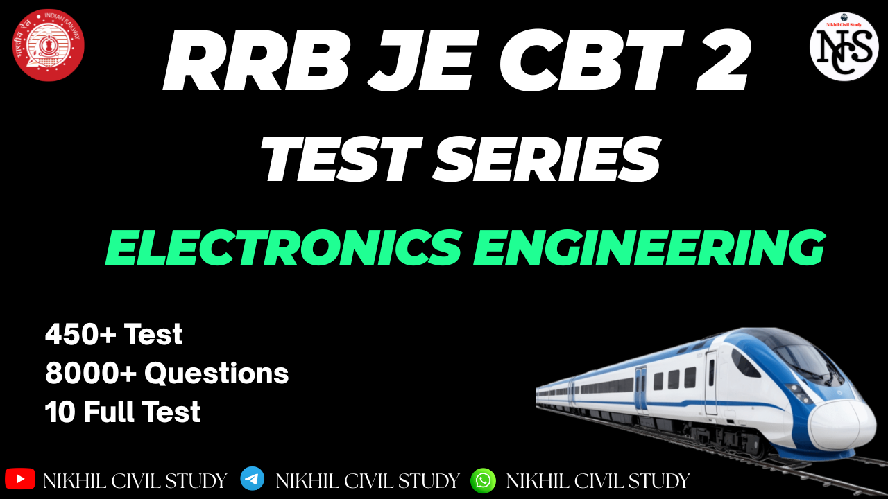 RRB JE CBT 2 FOR ELECTRONICS ENGINEERING MOCK TEST SERIES