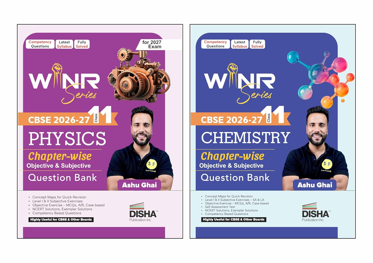 Combo (2 Books) WINR Series CBSE 2026-27 Class 11 Physics & Chemistry