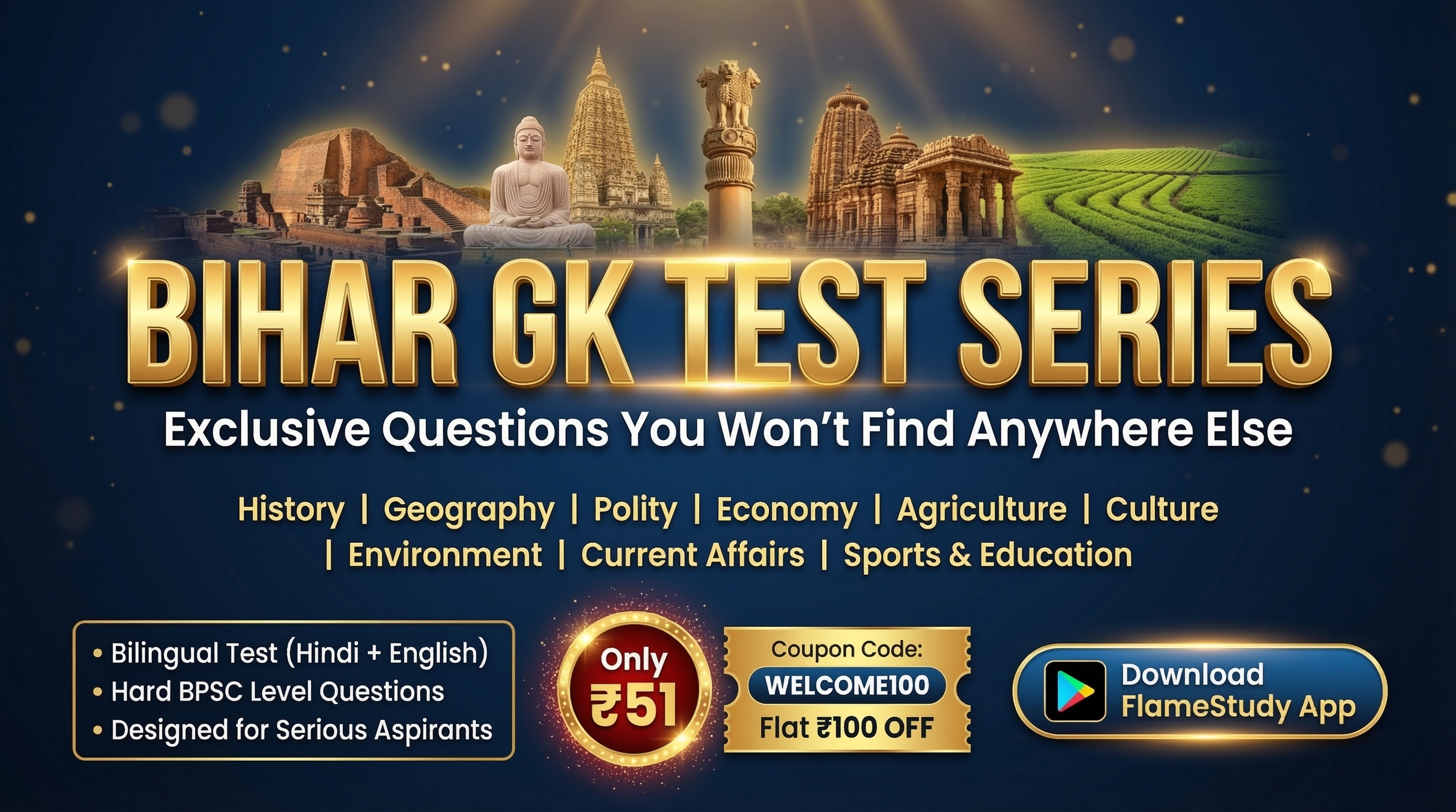 Bihar GK TestSeries (Bilingual)
