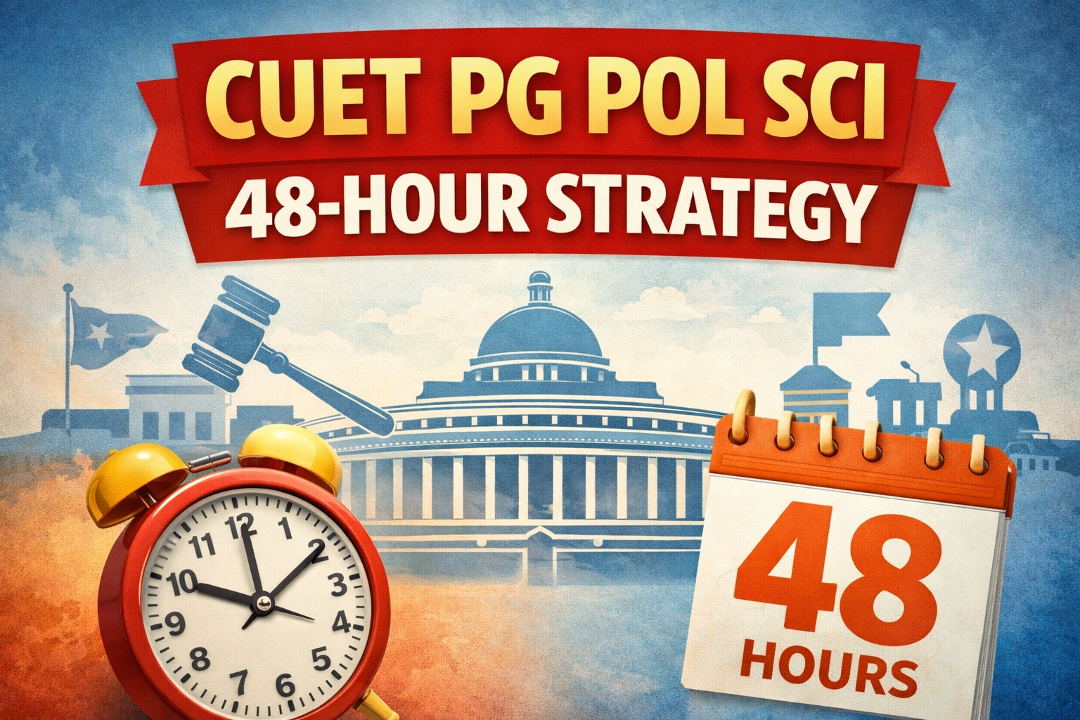 The 48-Hour Strategy for CUET PG Political Science