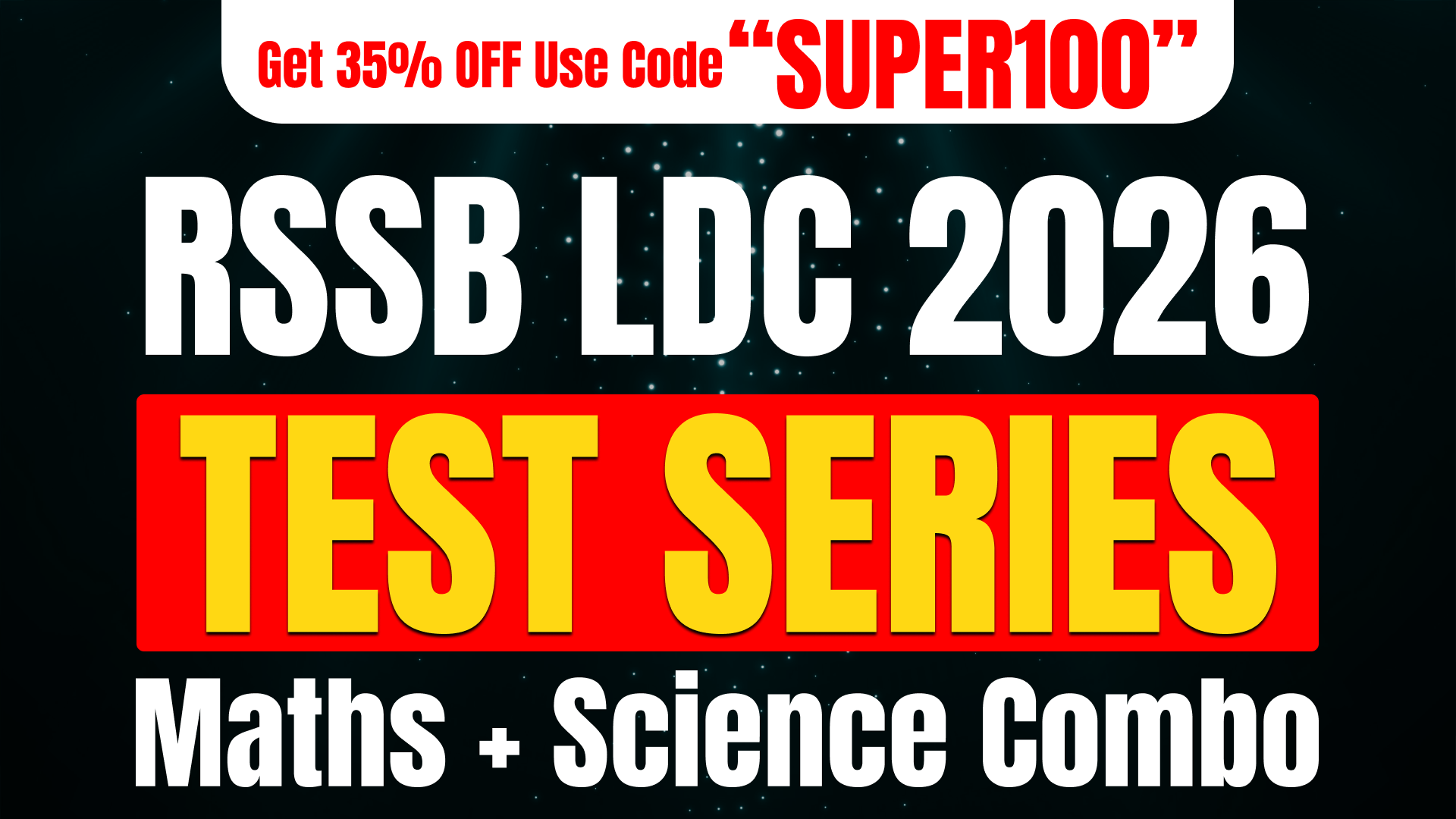 RSSB LDC 2026 - Maths + Science Combo Test Series