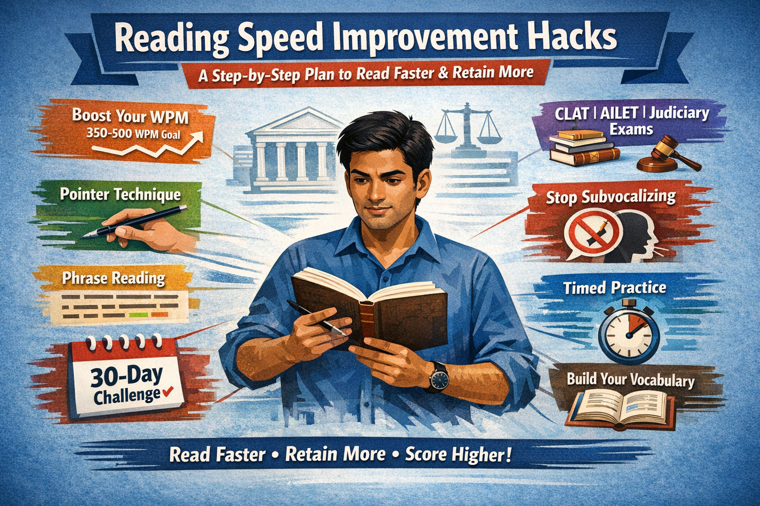 Reading Speed Improvement Hacks – A Step-by-Step Plan to Read Faster and Retain More 