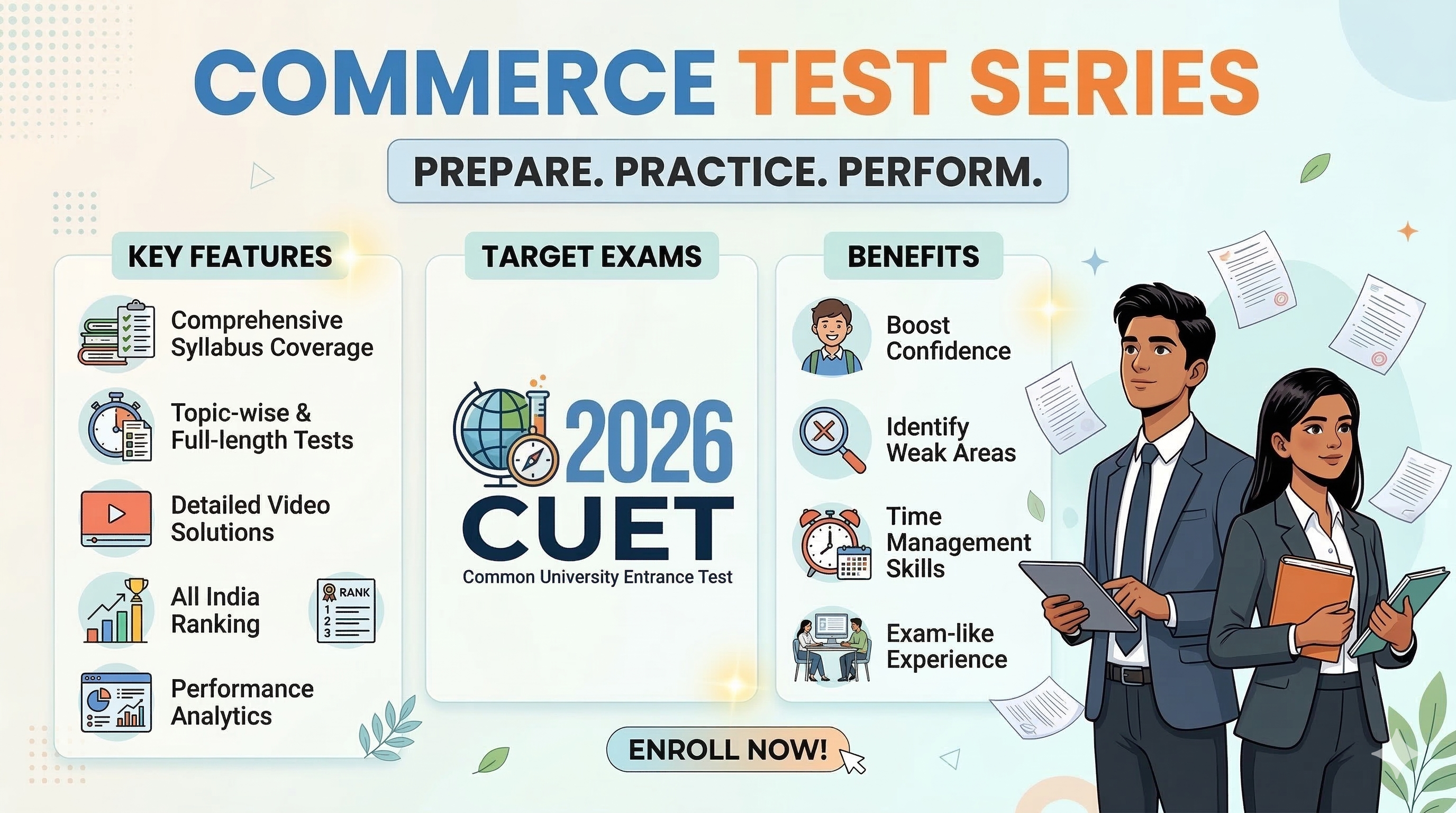 CUET UG - 2026 Commerce Test Series