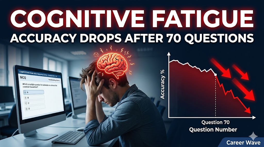 Cognitive Fatigue in Competitive Exams: Why Accuracy Drops After 70 Questions