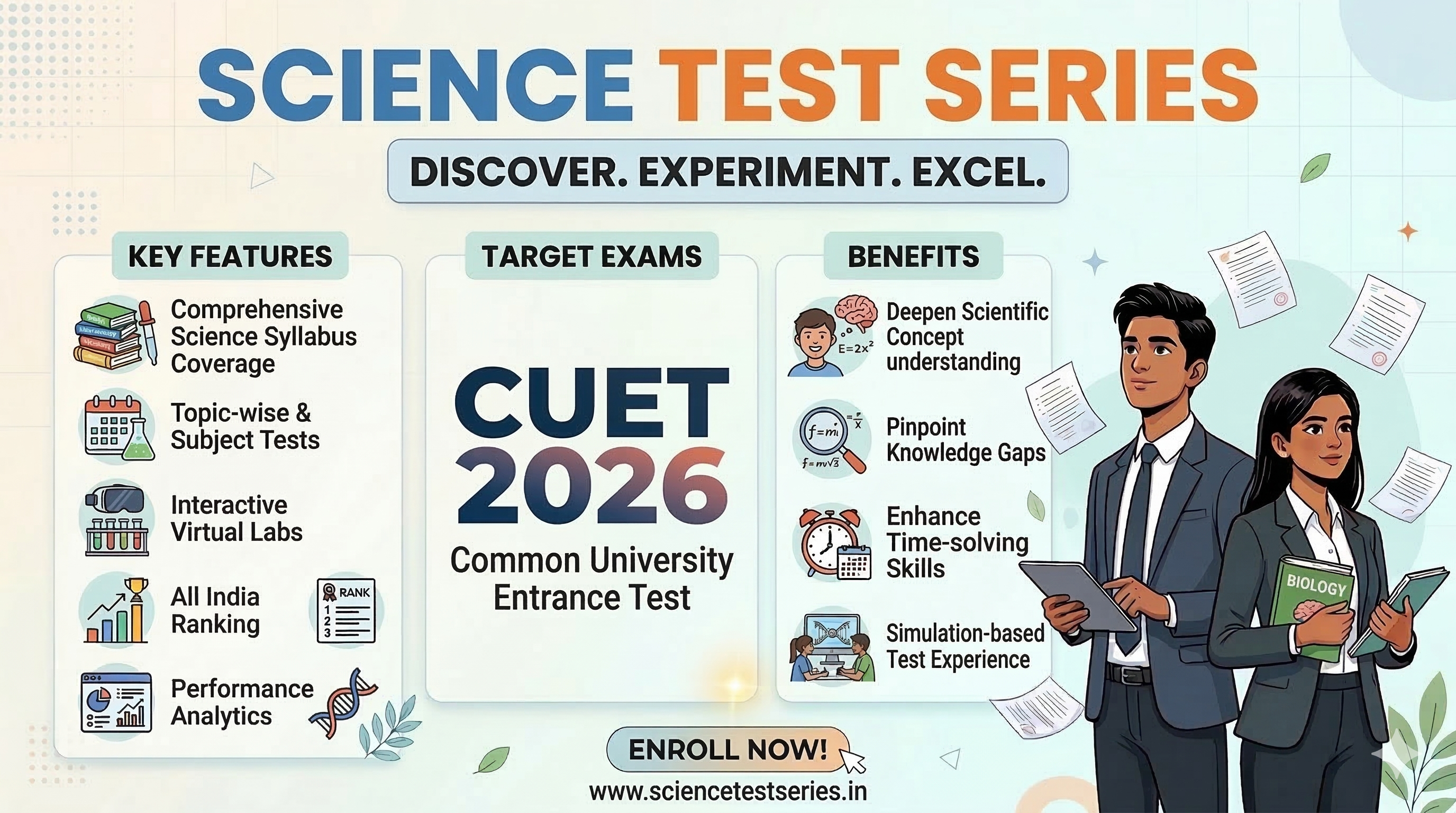 CUET UG - 2026 Science Test Series