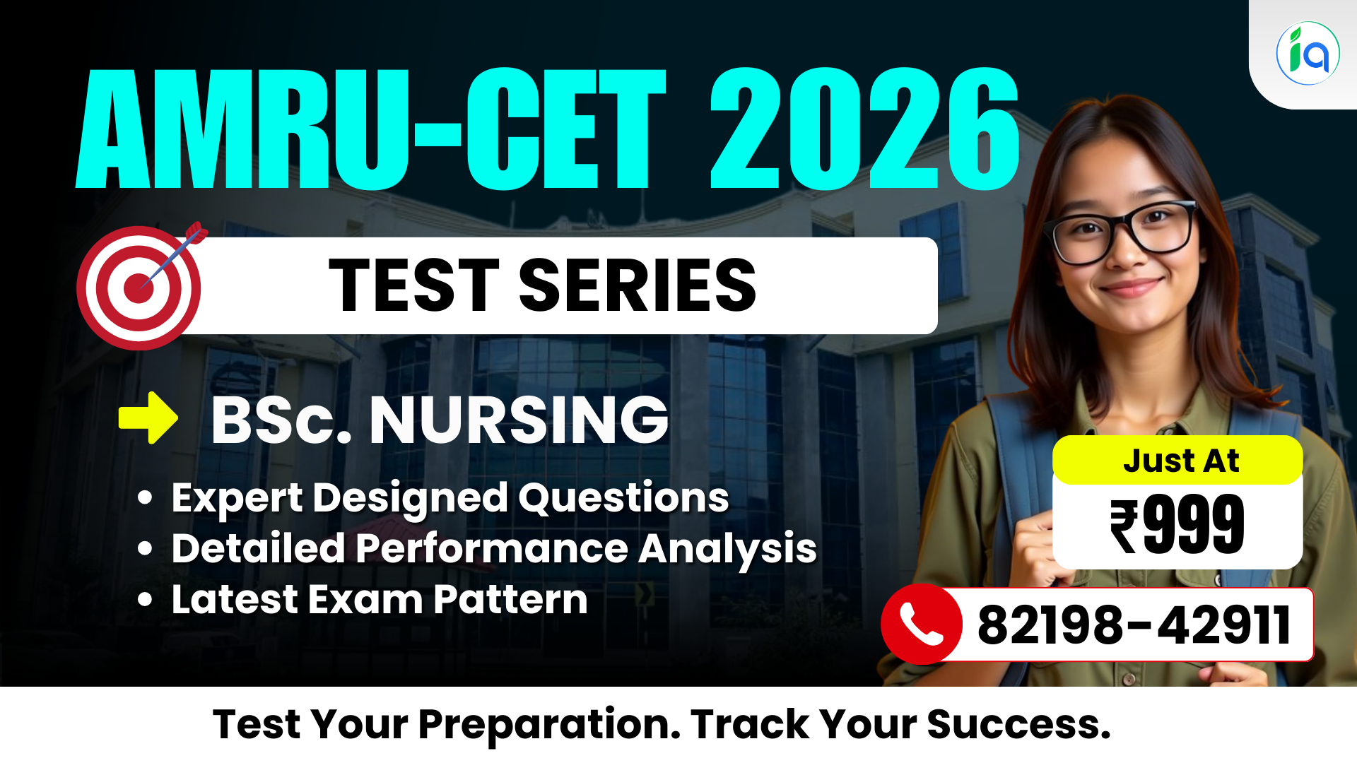 AMRUCET BSc Nursing 2026 - Test Series