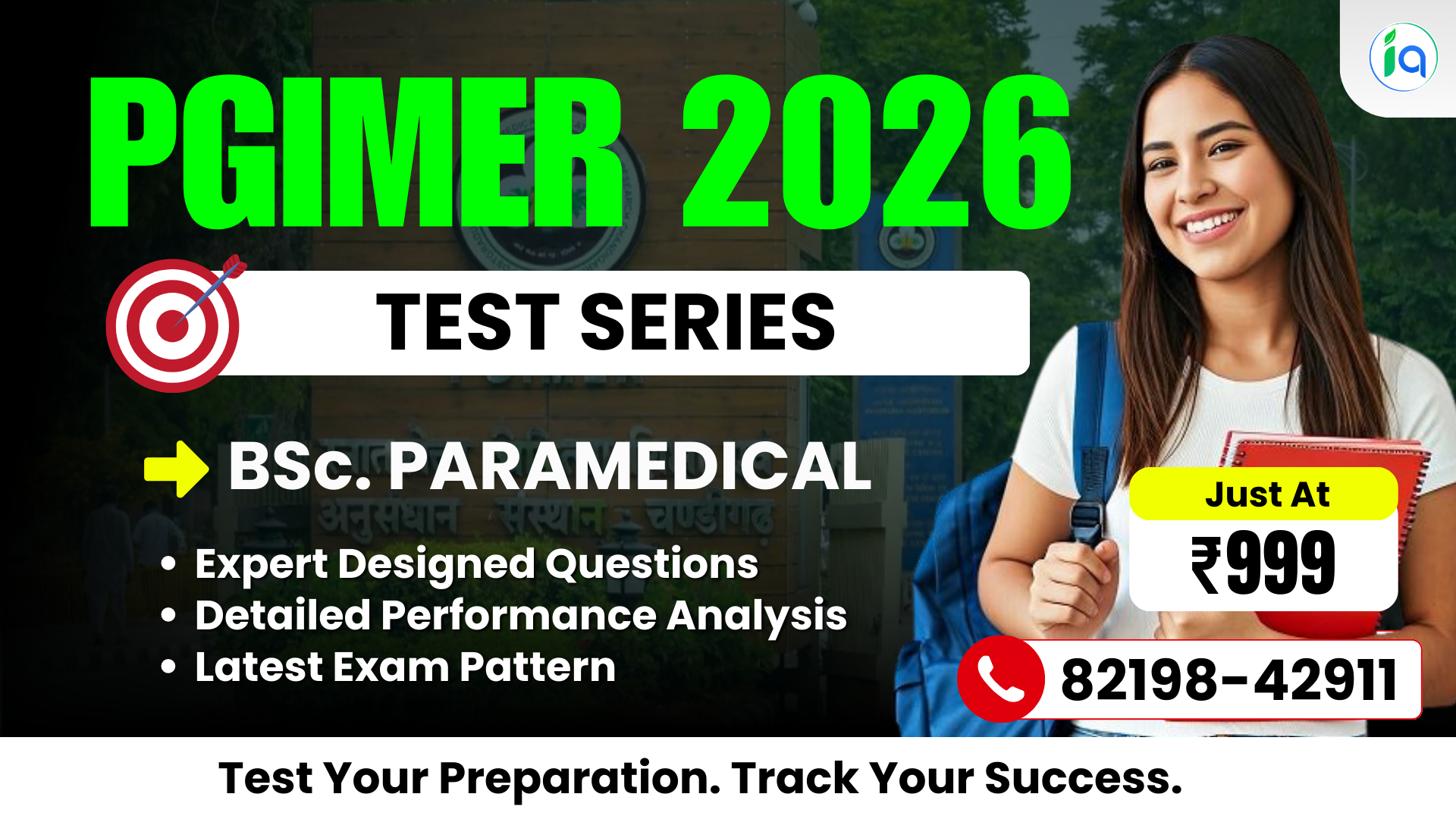 PGIMER BSc Paramedical 2026 - Test Series