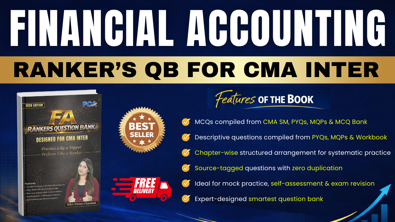 FA Rankers QB for CMA Inter by MBA Disha Chandak