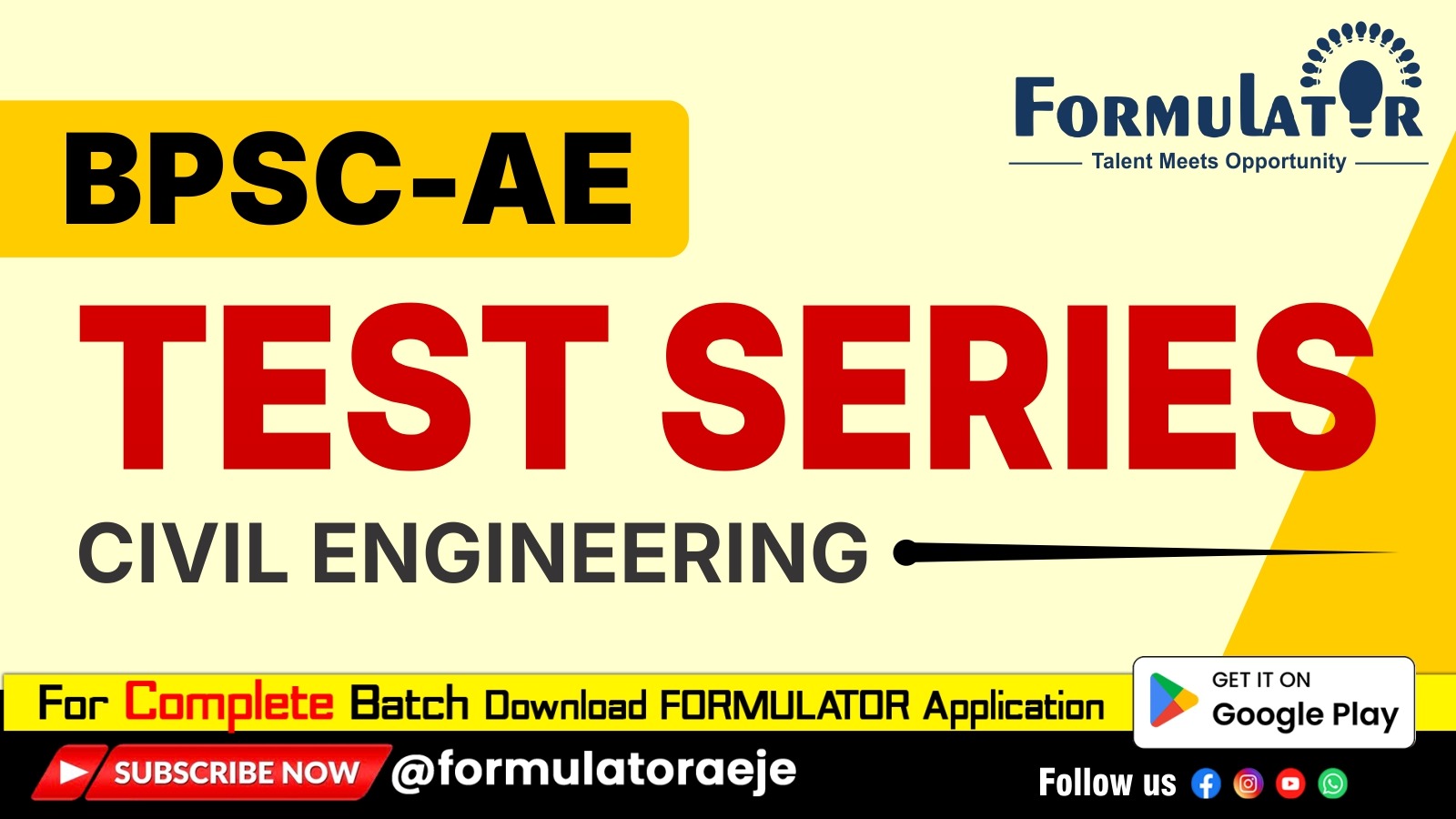 BPSC-AE Civil Engineering Test-Series 2026