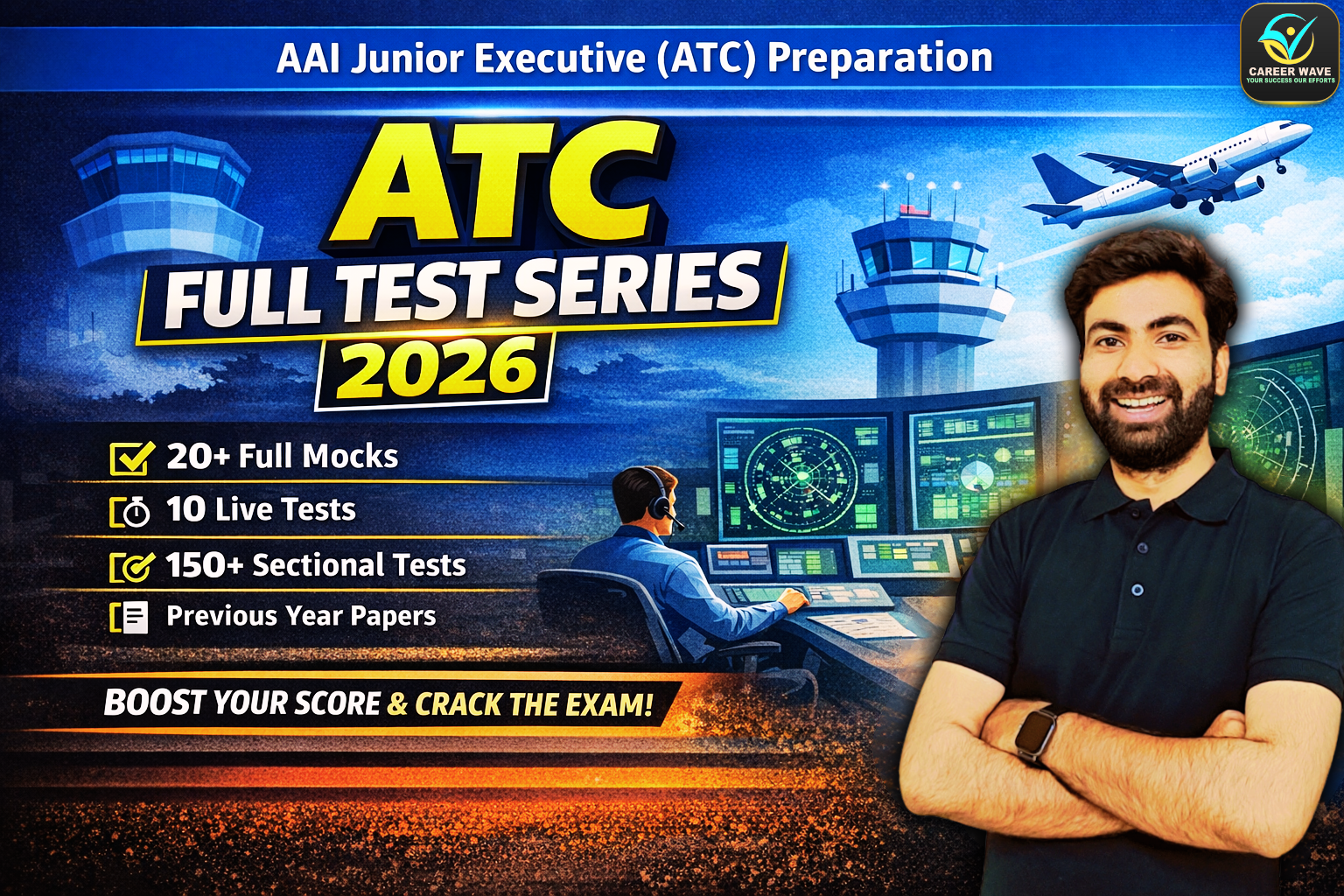 ATC Full Test Series 2026 – Complete Mock Test Package for AAI ATC Preparation