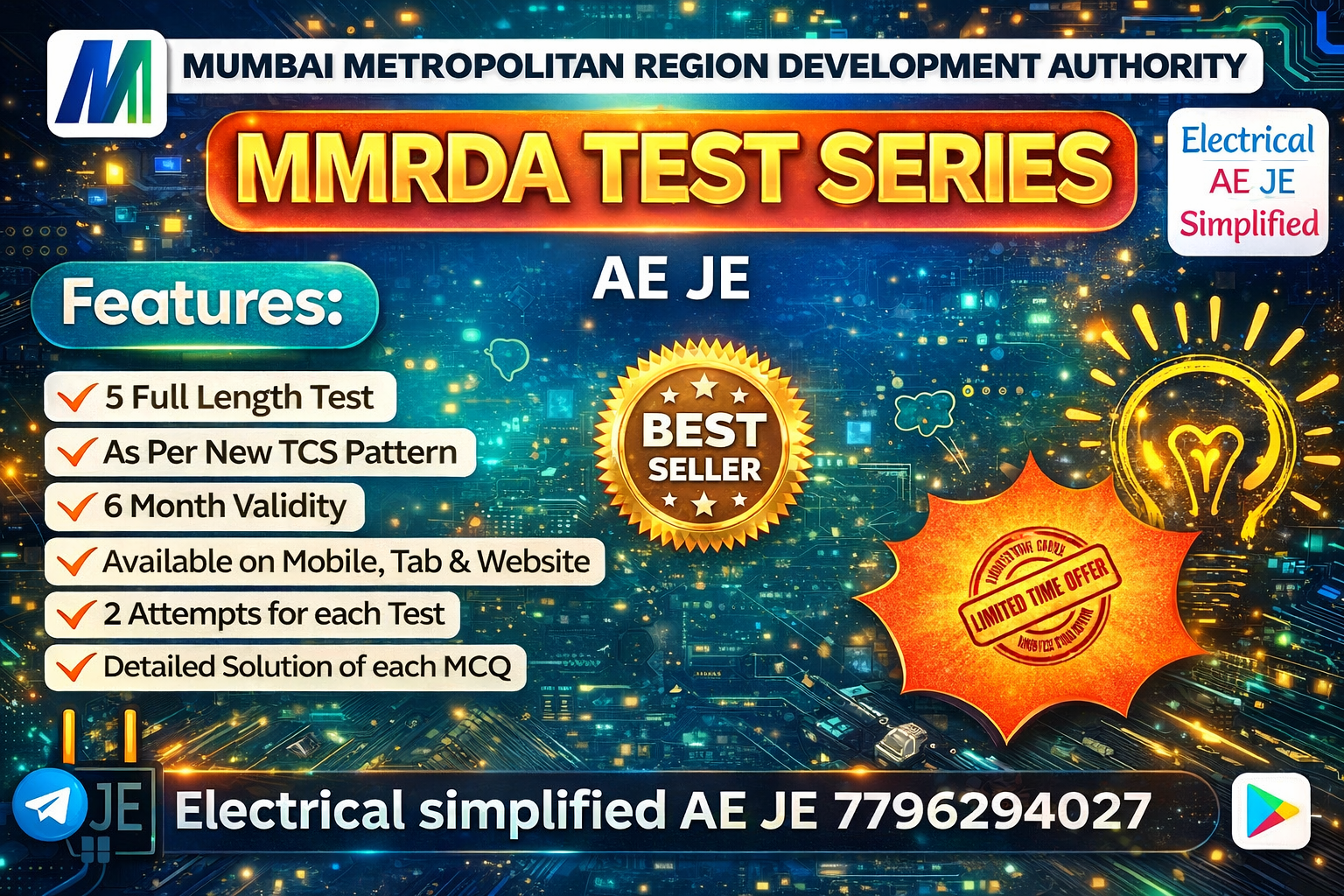 MMRDA AE JE Test Series