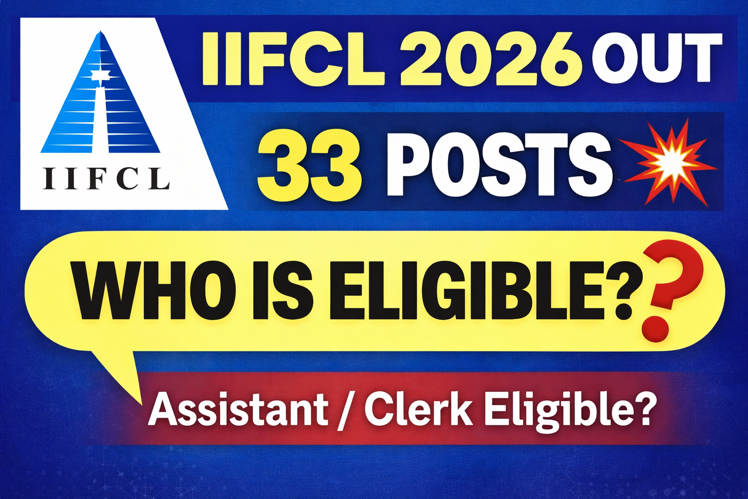 ? IIFCL Grade A 2026 Notification Out (33 Vacancies): Eligibility, Experience, Salary & Apply Online