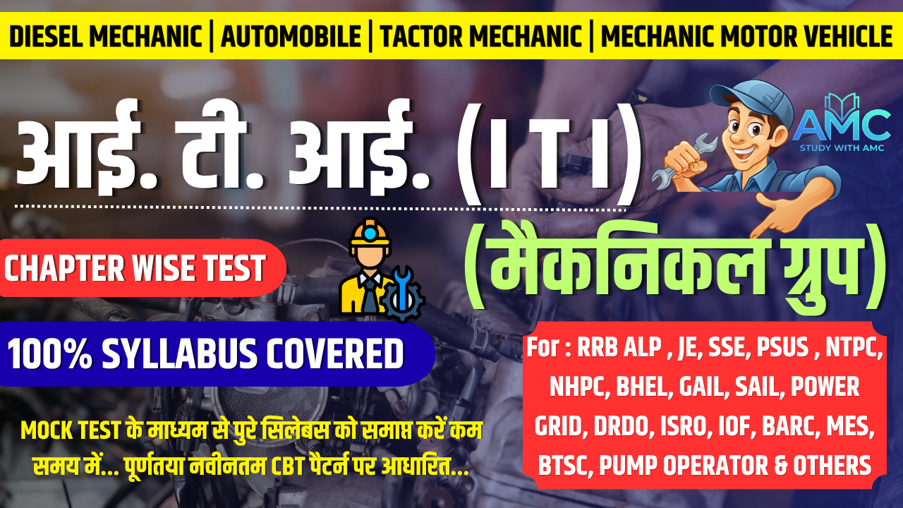 ITI Complete Syllabus Covered Mock Test Chapter Wise 2026-27
