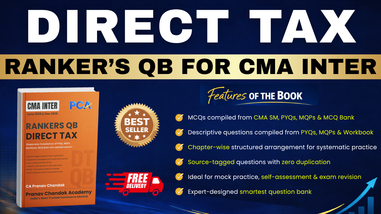 DT Rankers QB for CMA Inter by CA Pranav Chandak