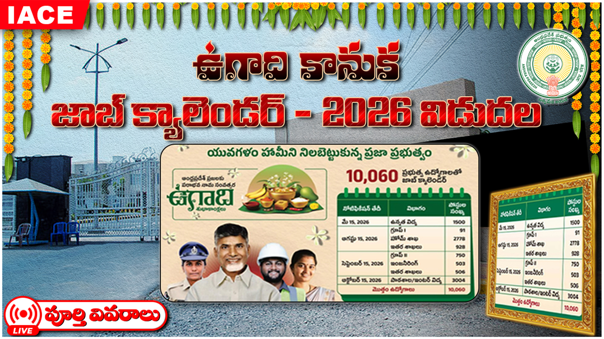 AP ప్రభుత్వం ఉగాది కానుక | 2026 జాబ్ క్యాలెండర్ - విడుదల | పూర్తి వివరాలు