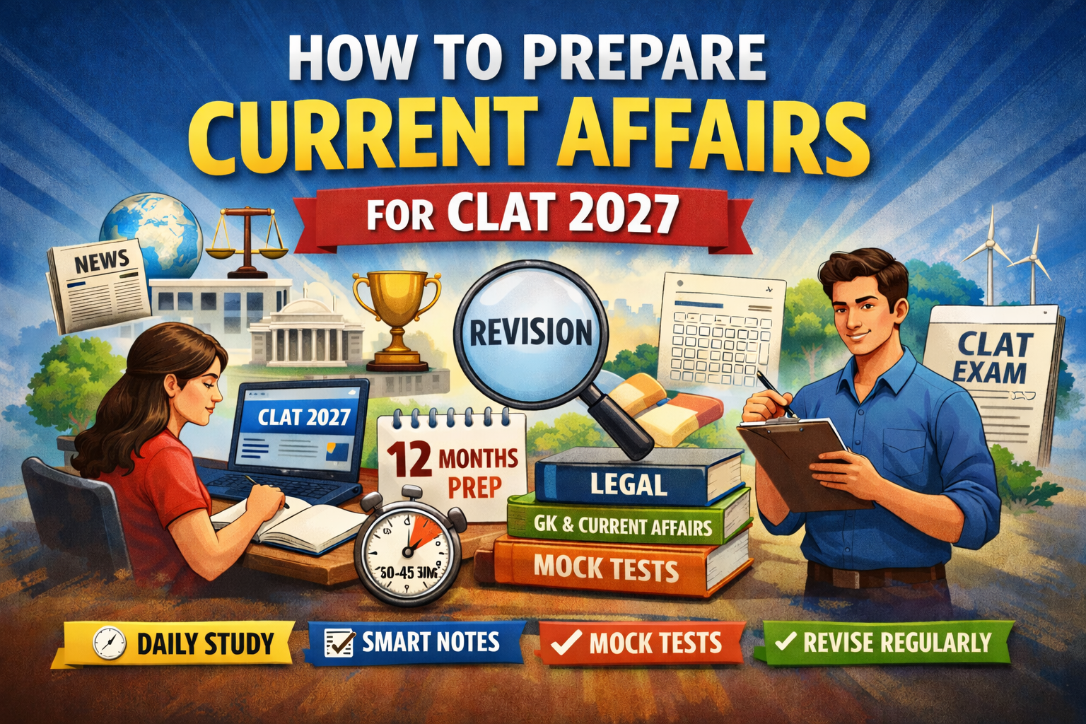 How to Prepare Current Affairs for CLAT 2027