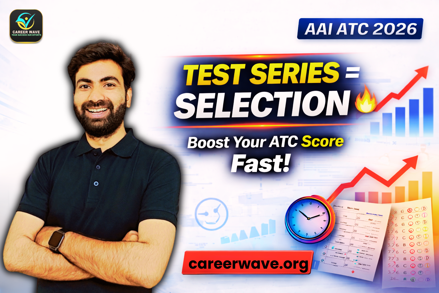 How Test Series Improve Your AAI ATC Exam Performance (2026 Strategy by Career Wave)
