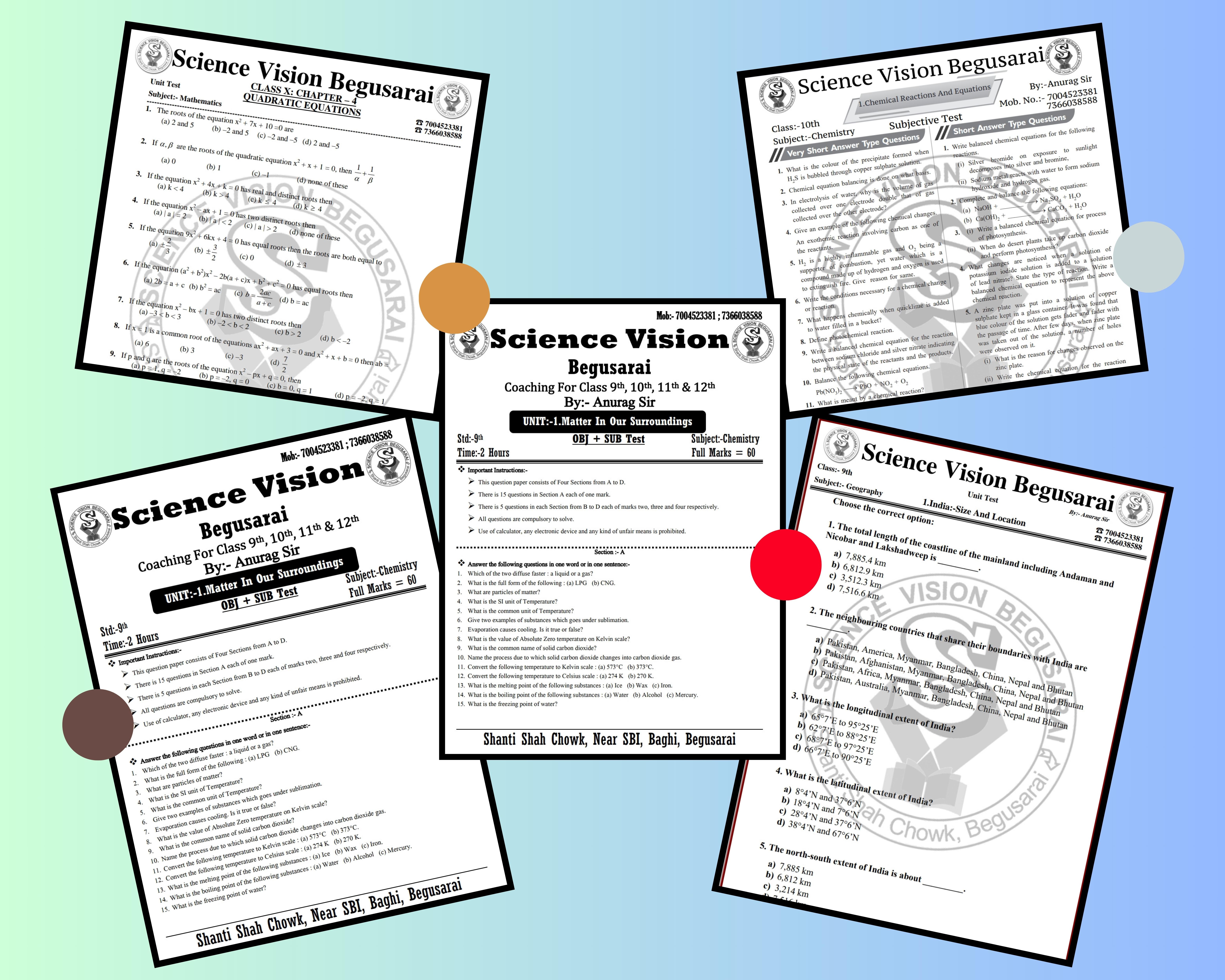 CLASS 10 CBSE (Chapter Wise Test) 2026-27