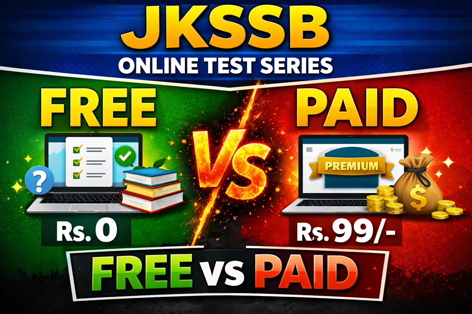JKSSB Online Test Series Free vs Paid: Complete 2026 Guide