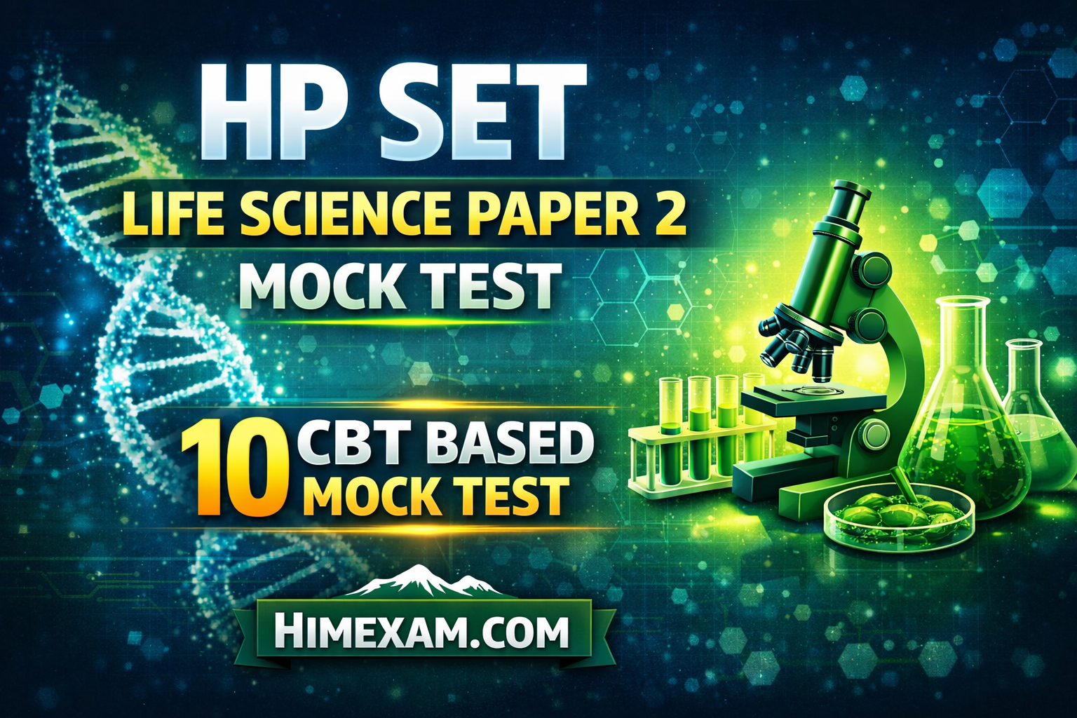 HP SET Life Science Paper 2 Mock Test:- 10 CBT Based Mock Test