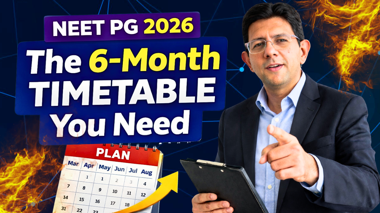 NEET PG 2026 Strategy: The Ultimate 6-Month Plan to Crack the Exam