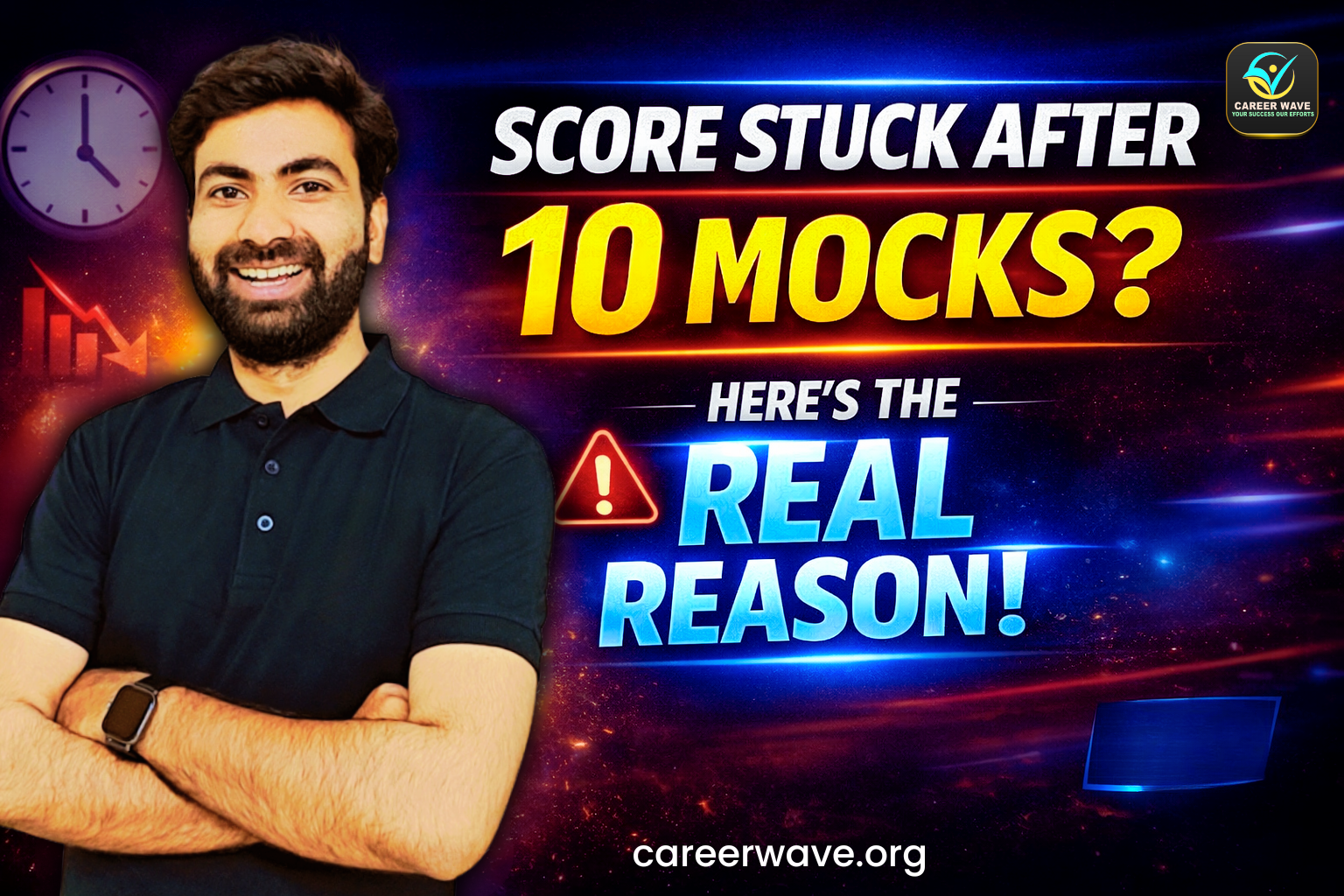 Why Students Plateau After 10 Mock Tests (And How to Break It Smartly)