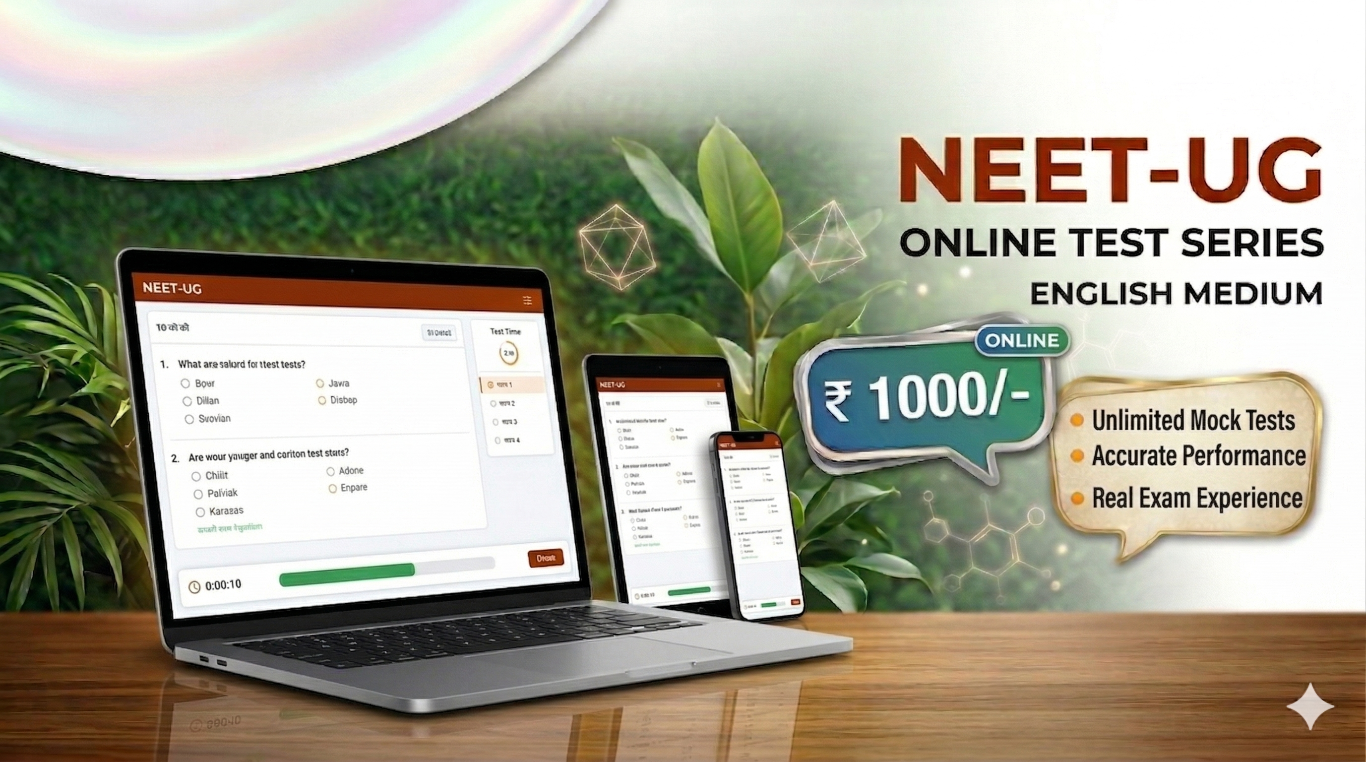 NEET-UG (2027) Online Test Series | Hayat Foundation (ENGLISH)