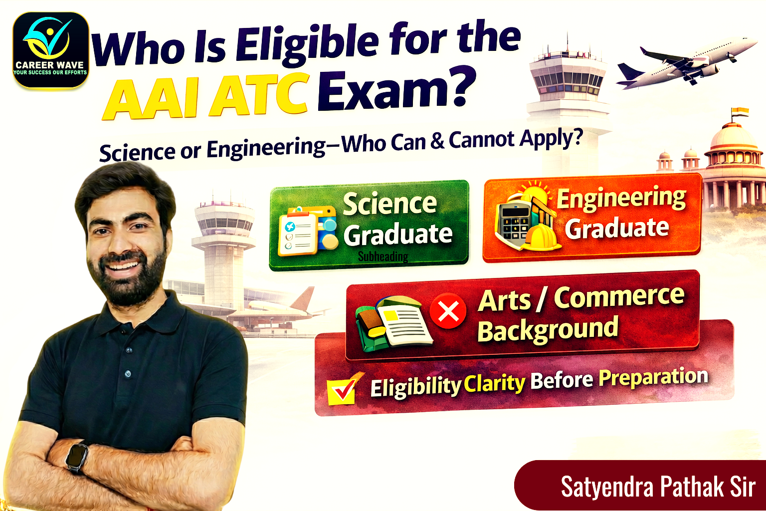 Who Is Eligible for the AAI ATC Exam? Complete Eligibility Explained (PSU Job, Not Government)