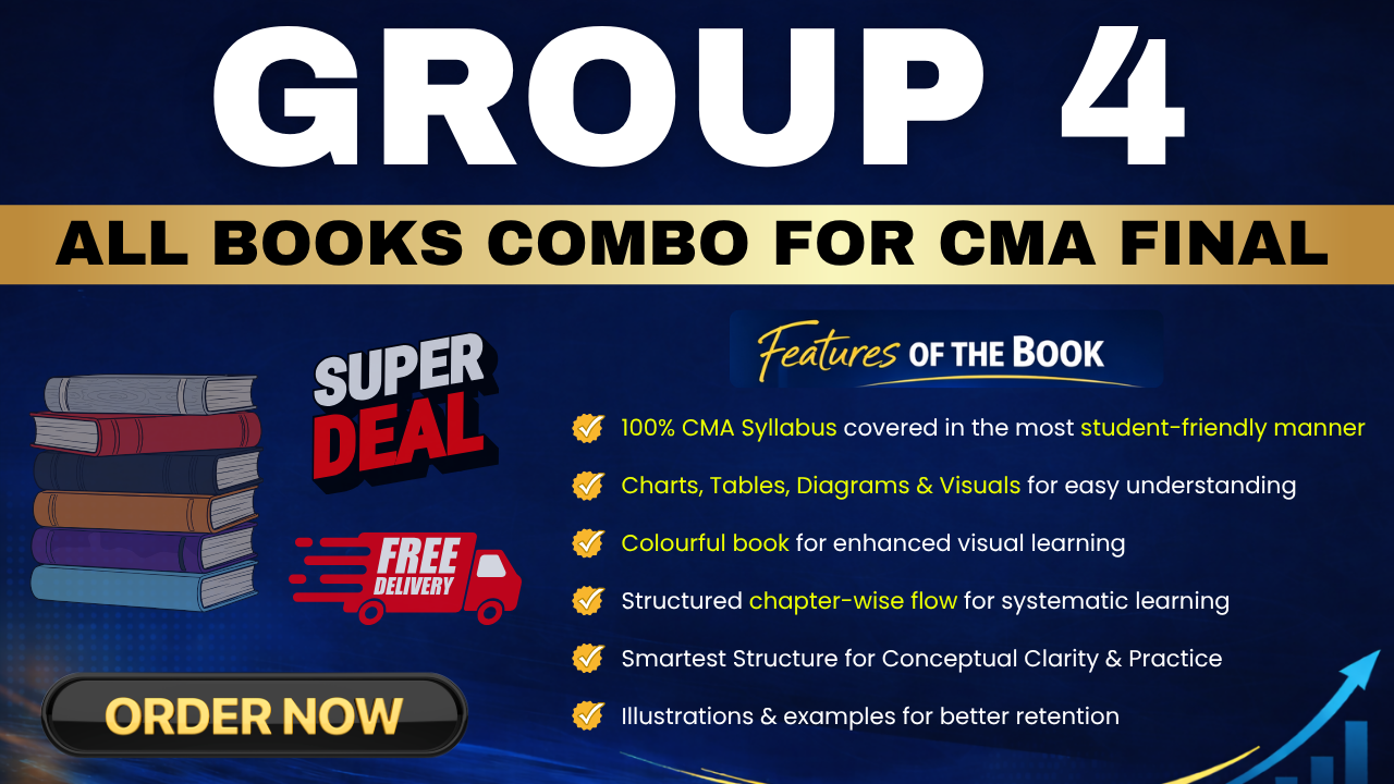 Group 4 - All Subject Books Combo | CMA Final by Pranav Chandak Academy
