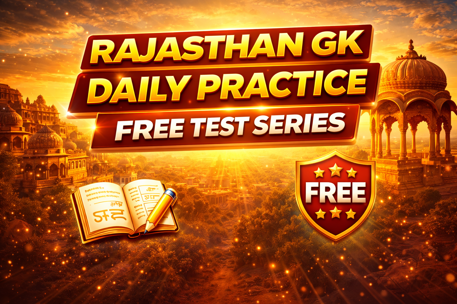 Rajasthan GK :  Free Advance Challenge Test
