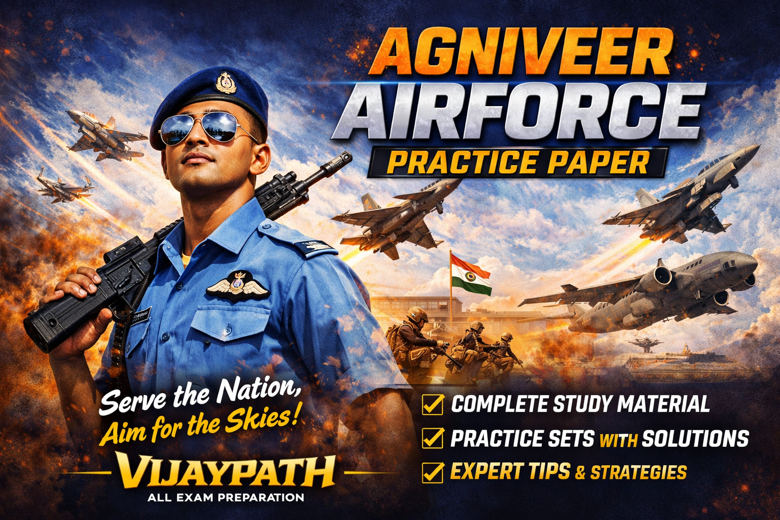 Agniveer Airforce Y Group Practice Paper (Bilingual)