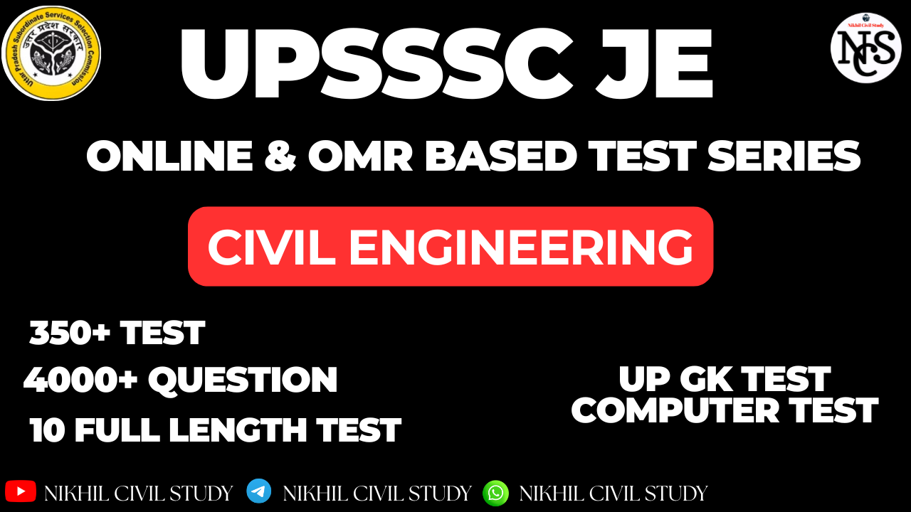 UPSSSC JE TEST SERIES