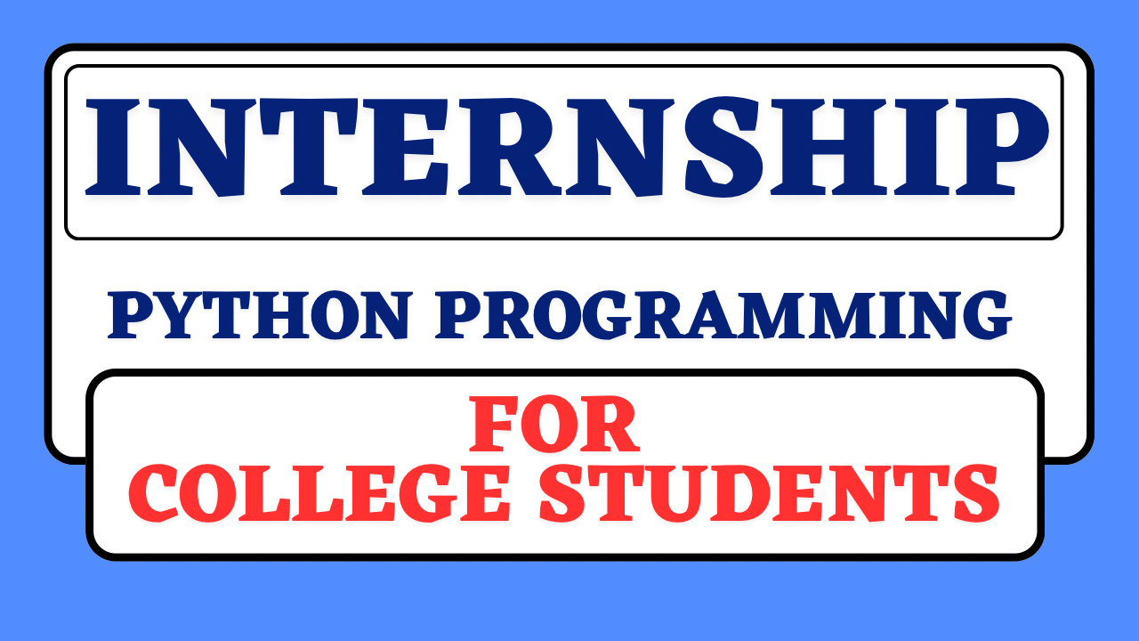 INTERNSHIP PROGRAMME