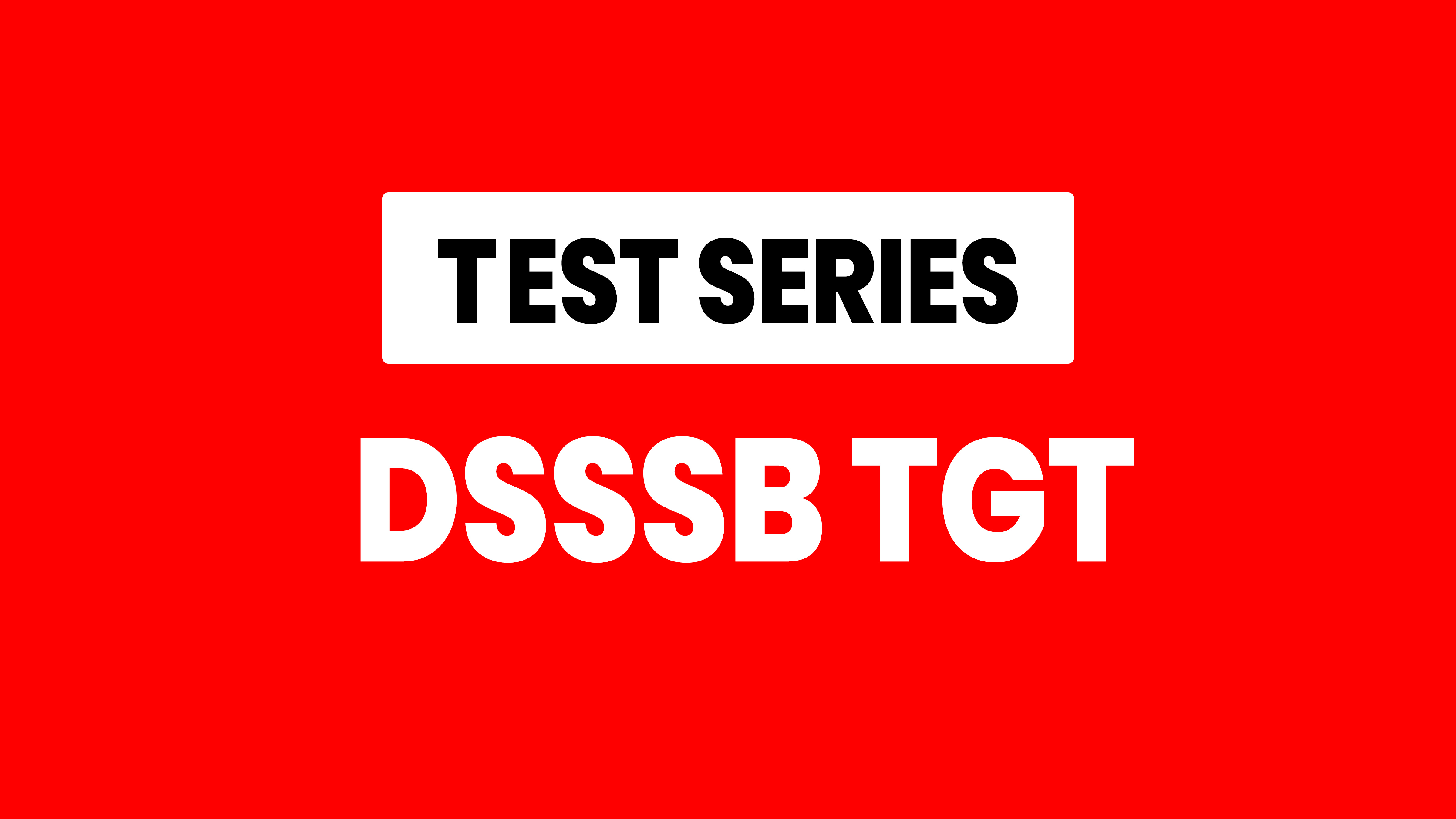 DSSSB TGT