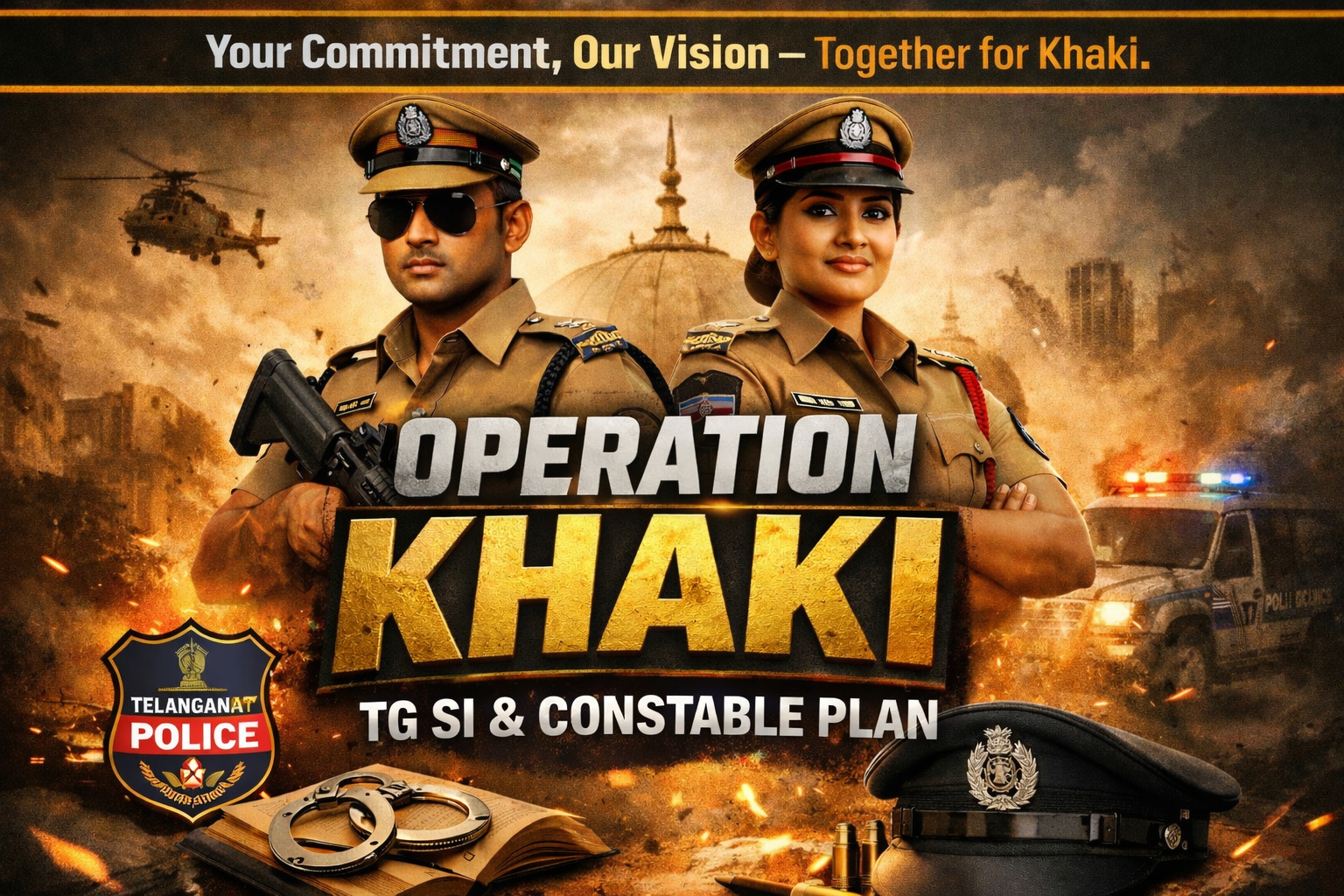 TG SI / కానిస్టేబుల్ PLAN - OPERATION KHAKI