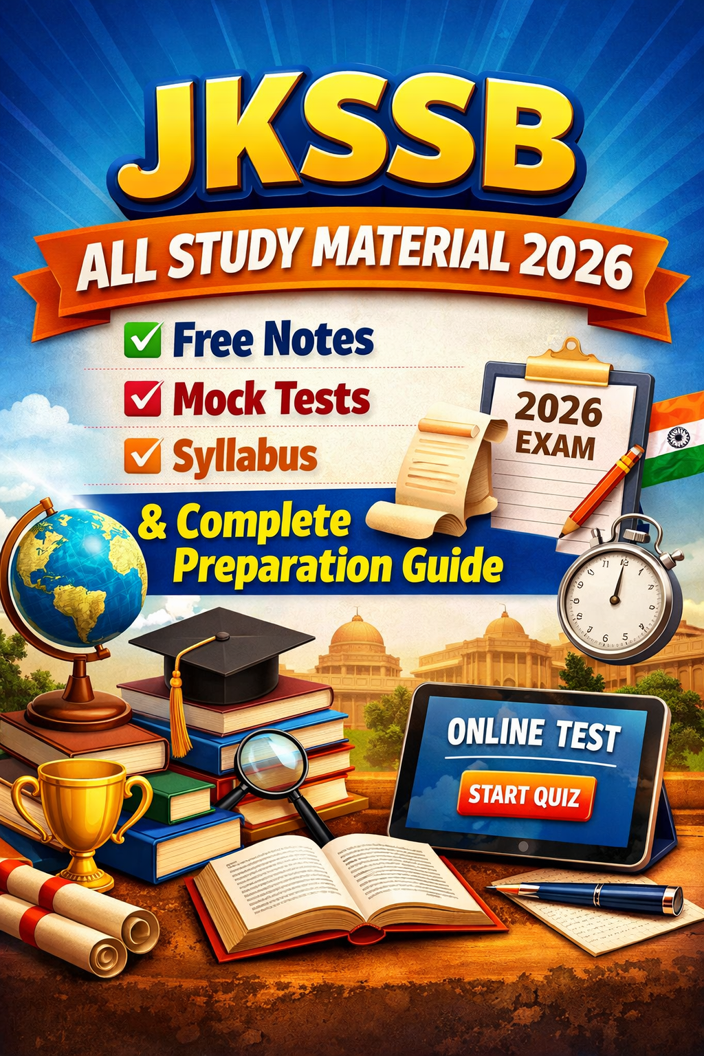 JKSSB Study Material for all exams