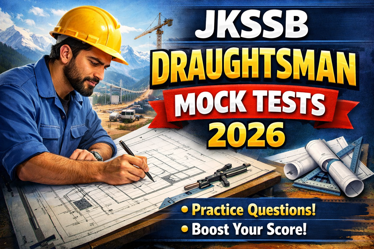 JKSSB Draughtsman Civil Mock Tests 2026: Ultimate Strategy to Crack Exam with Real Practice