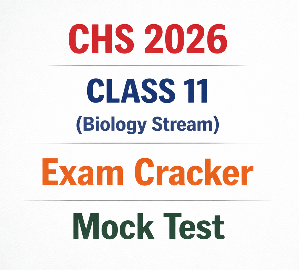 CHS 2026 Class 11 Biology Stream | Exam Cracker Mock test