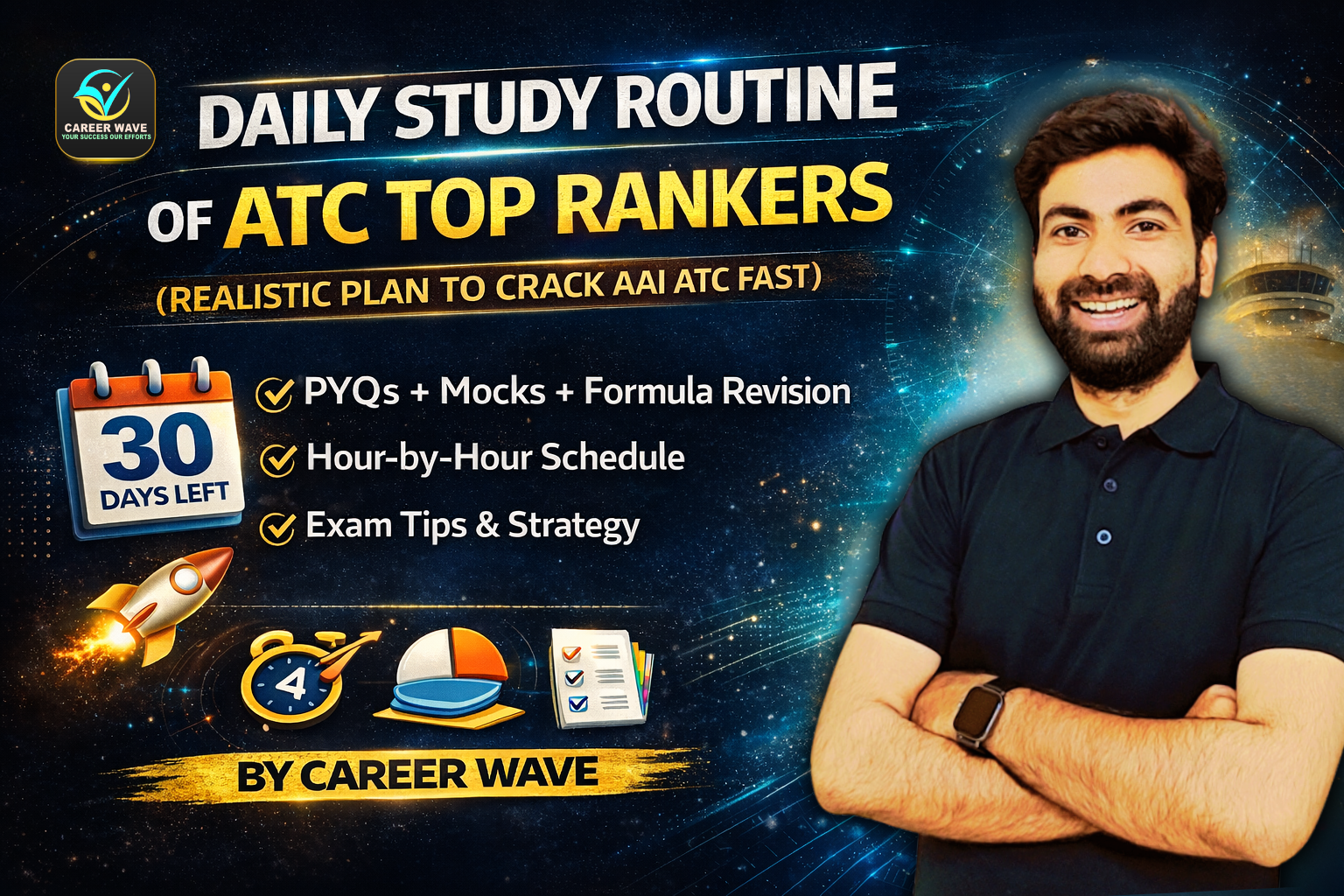 Daily Study Routine of ATC Top Rankers (Realistic Plan to Crack AAI ATC Fast)
