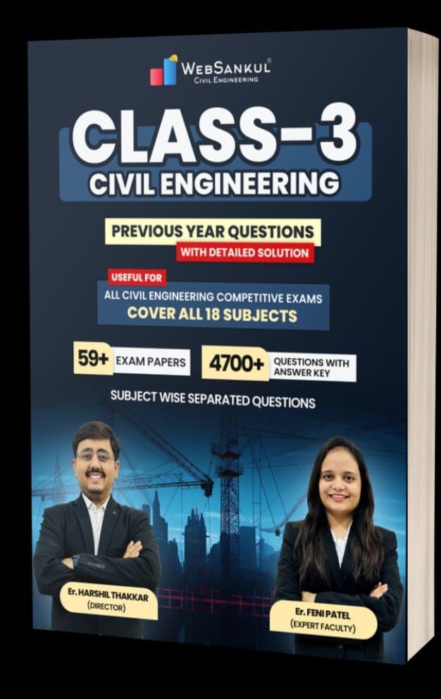 Civil Engineering Class-3 PYQ Book with Detailed Solution