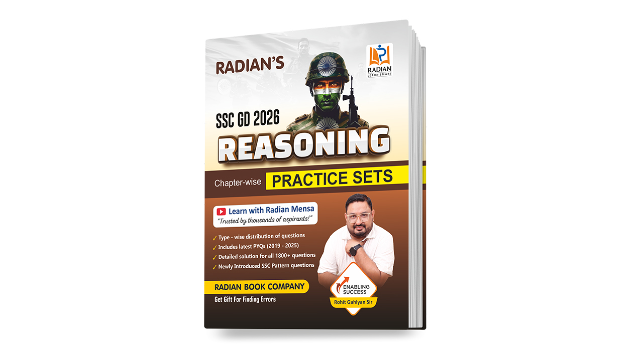SSC GD 2026 Reasoning Practice Set Book (English Medium) | Chapterwise Solved Questions & PYQs | For SSC GD Constable & Other Exams