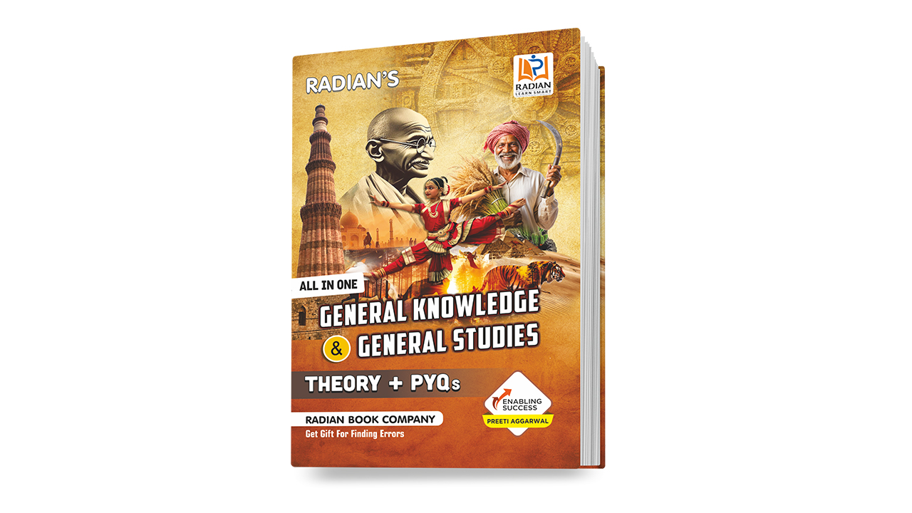 General Knowledge & General Studies (All in One) Theory + PYQs GK Book 2025 in English for All Competitive Exams