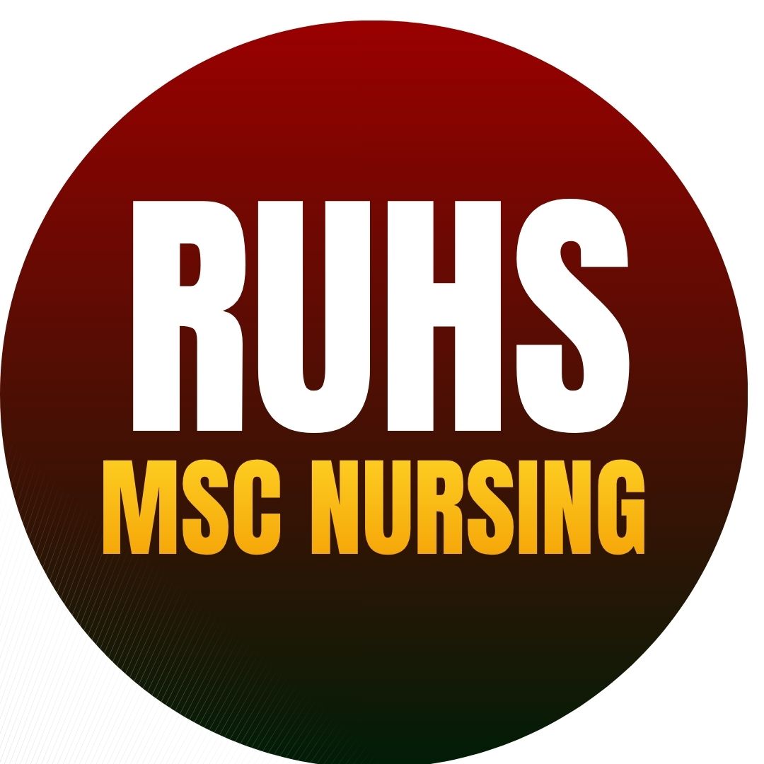 RUHS MSC NURSING TEST SERIES