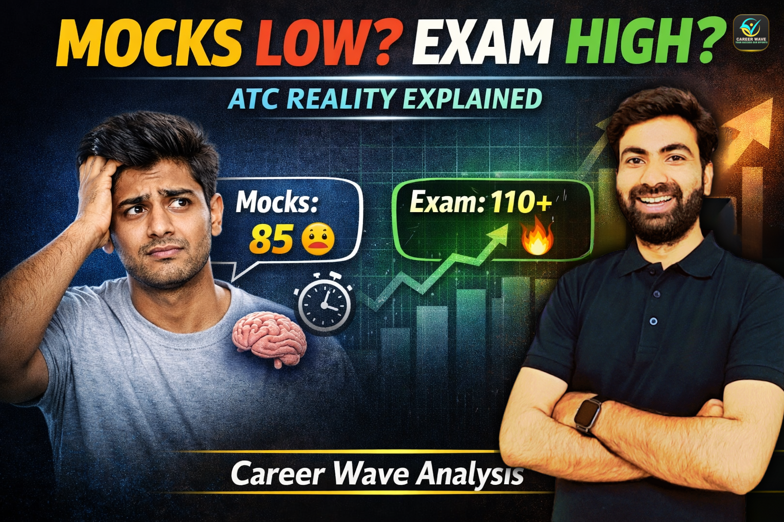 Why Students Score Less in Mocks but Perform Better in Exam | AAI ATC Strategy Explained