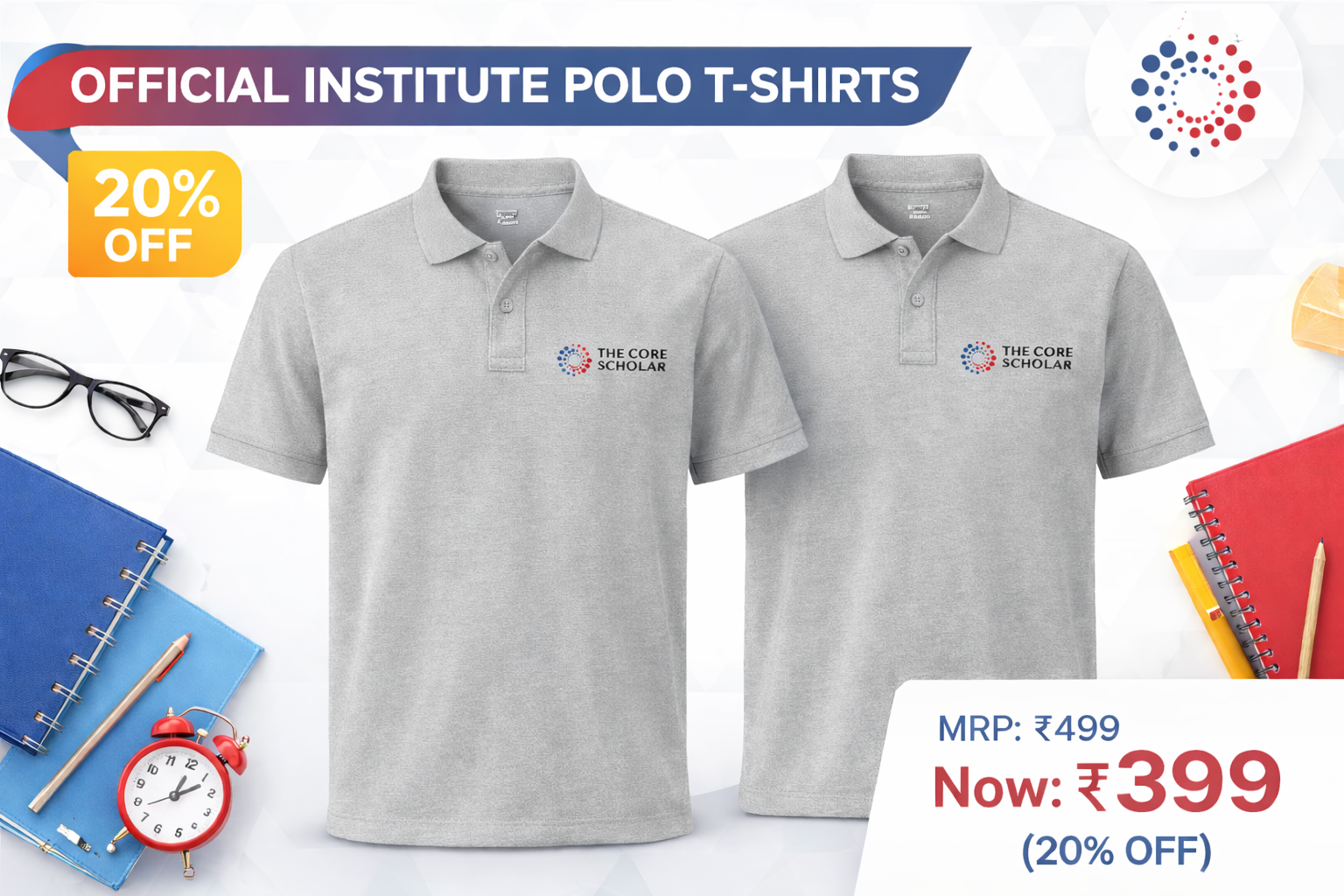 THE CORE SCHOLAR Official Premium Polo T-Shirt